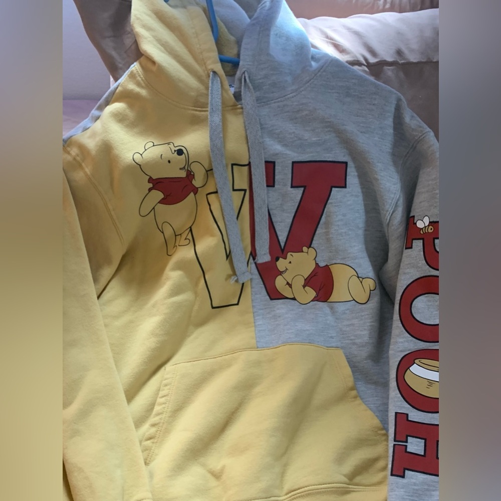 Disney Yellow and Gray Hoodie - Picture 7 of 7